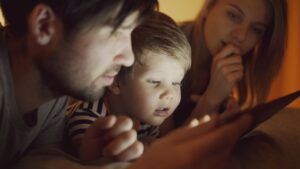Family reviewing documents - drug and alcohol issues in Indiana child custody